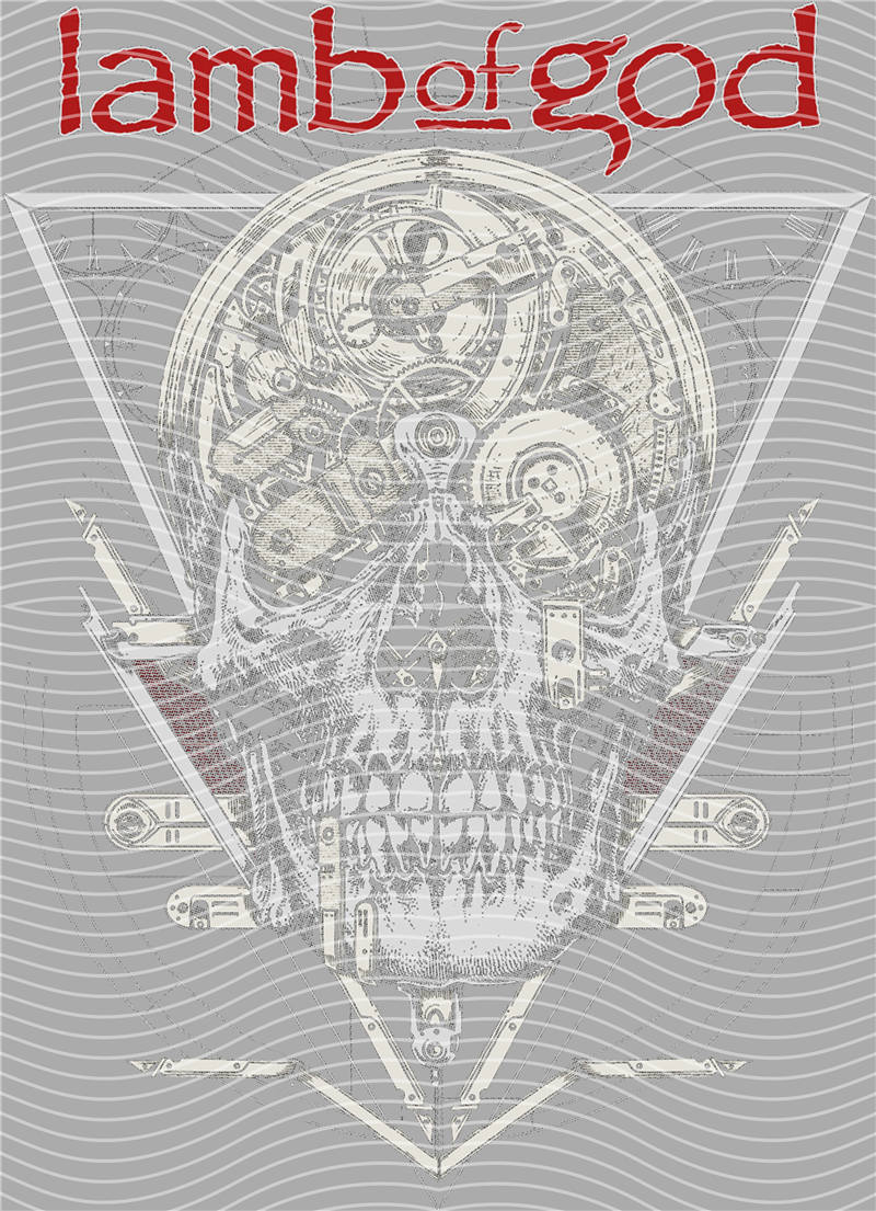 Metal band half-tone-MB 77